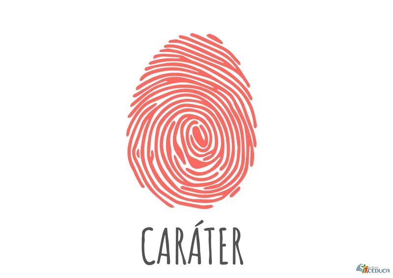 Ilustração do princípio Caráter