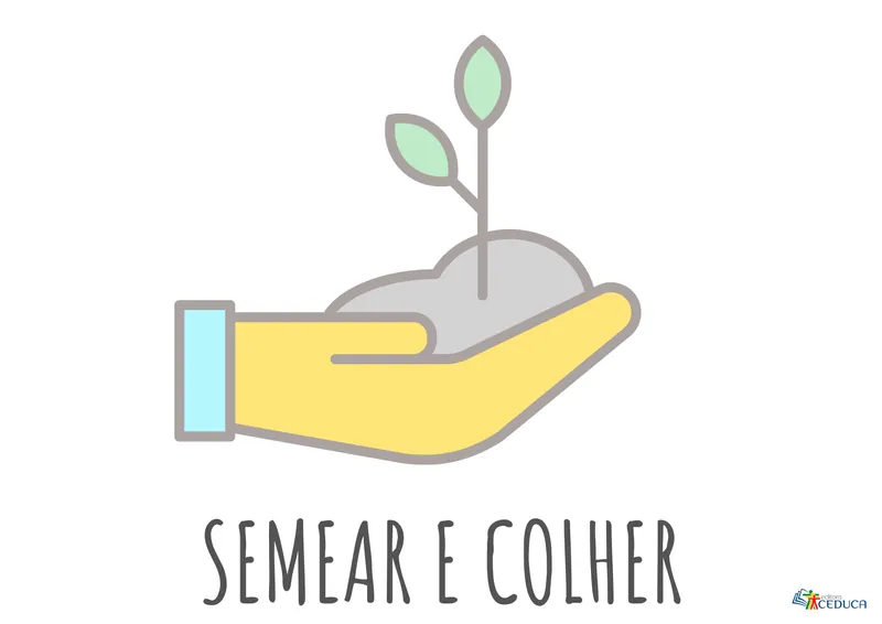Ilustração do princípio Semeadura e Colheita